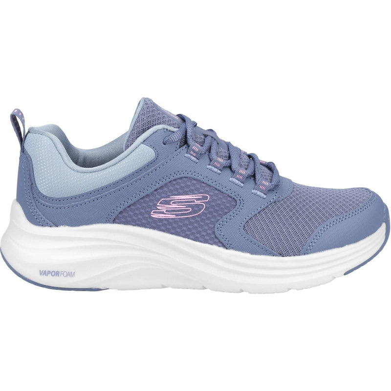 Skechers Vapor Foam Zapatillas De Deporte Para Mujer En Azul Pizarra/Rosa.