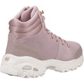 Skechers D'Lites Botas De Cuero Rosado Claro Para Mujer