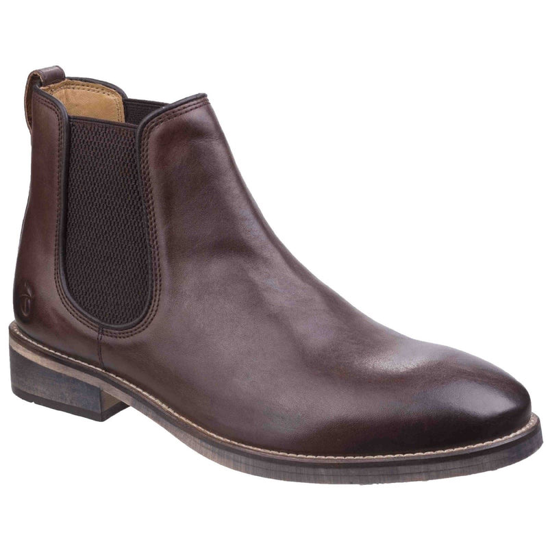 Cotswold Corsham Botas De Cuero Para Hombre En Color Marrón Oscuro.