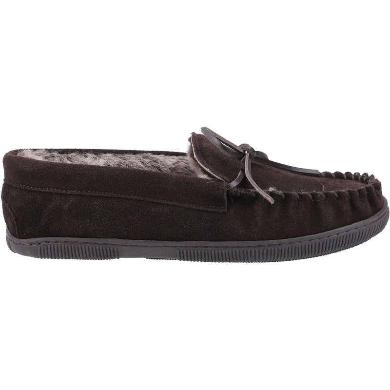 Hush Puppies Ace Zapatillas De Casa De Hombre En Ante Color Chocolate