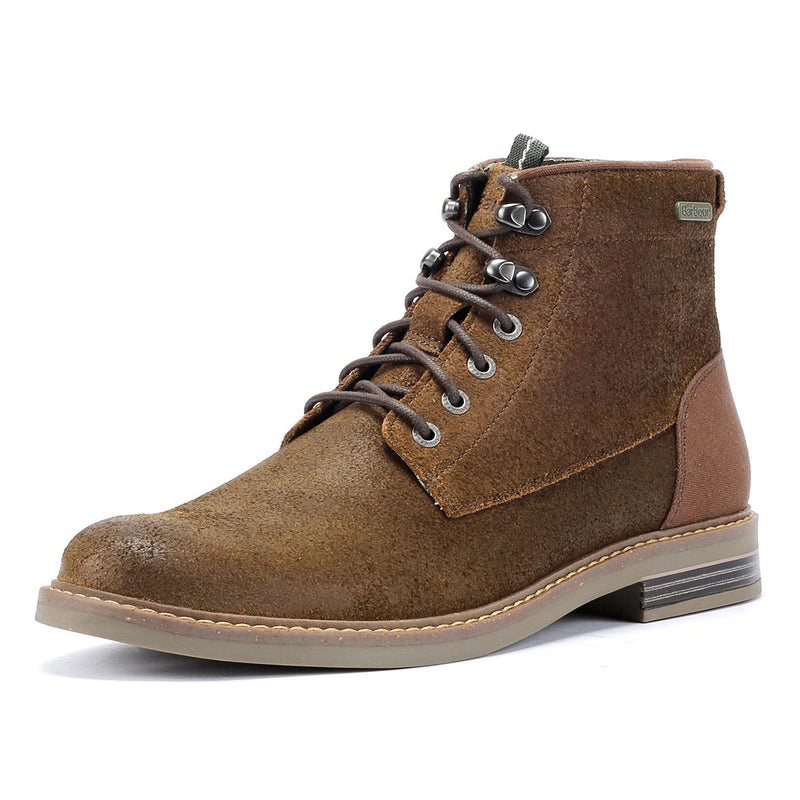 Barbour Deckham Botas De Cuero Marrón Para Hombre