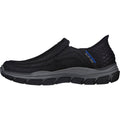 Skechers Respected Elgin Zapatos Mocasines De Cuero Para Hombre En Color Negro.