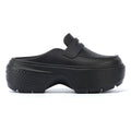 Crocs Stomp Mocasines Negros Para Mujer