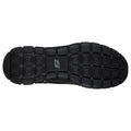 Skechers Track Knockhill Zapatillas De Piel Para Hombre En Negro.