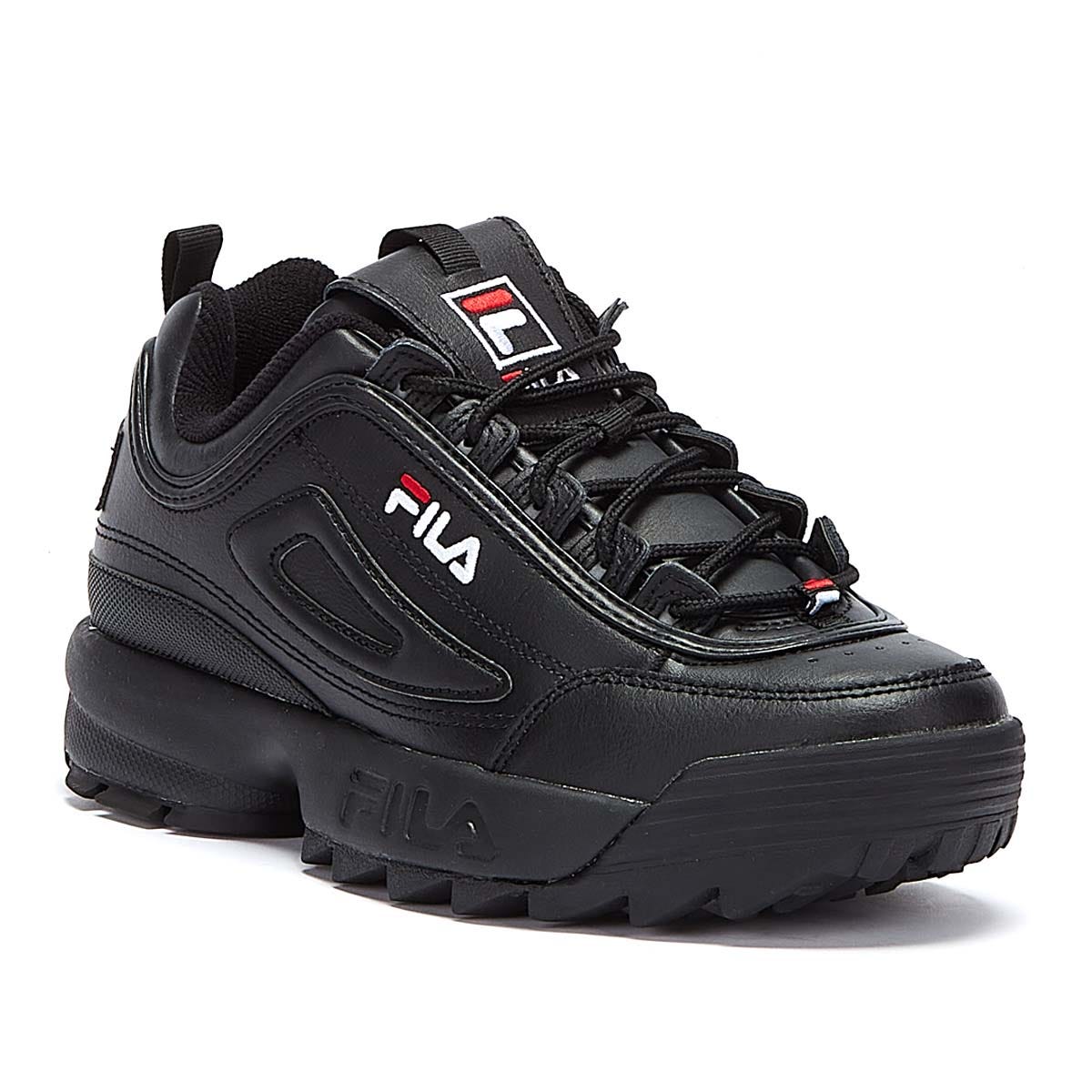 Fila Disruptor II Premium Black White Trainers At Great Price Tower London.es