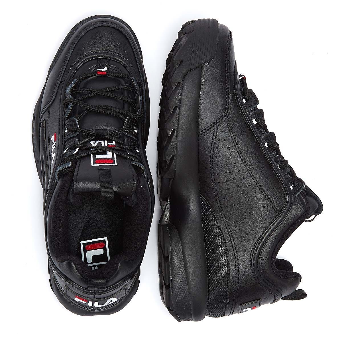 Fila disruptor negras hombre on sale