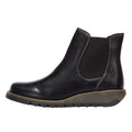 Fly London Botas De Cuero Negras Para Mujer