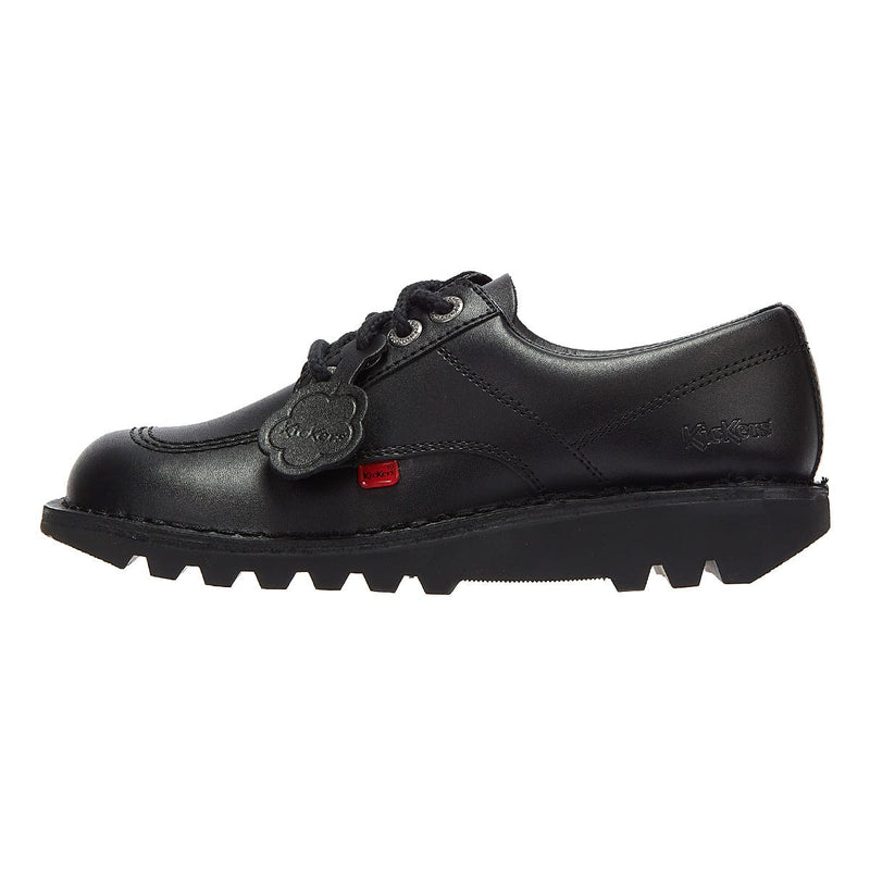 Kickers Zapatos De Cuero Negro Para Hombres Kick Lo