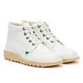 Kickers Botas De Cuero Blancas Kick Hi