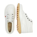 Kickers Botas De Cuero Blancas Kick Hi