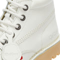 Kickers Botas De Cuero Blancas Kick Hi