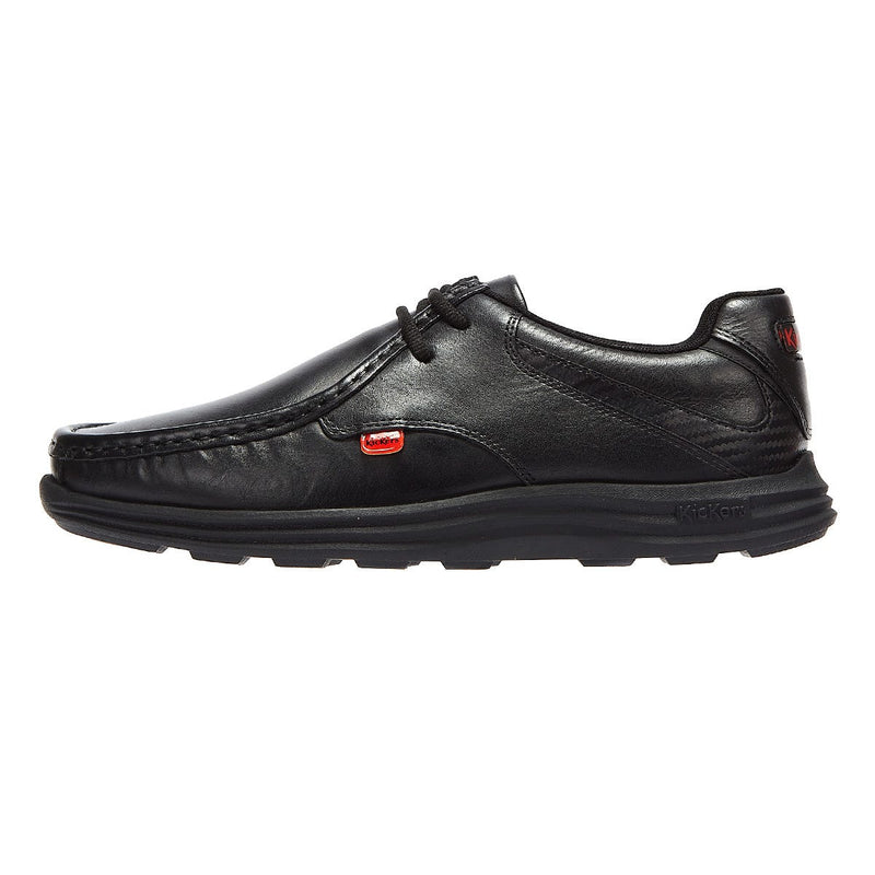 Kickers Zapatos De Cuero Negro Con Cordones Para Hombre Reasan Lace