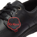 Kickers Zapatos De Cuero Negro Kelland Lace Lo