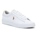 Ralph Lauren Zapatillas Blancas De Lona Sayer