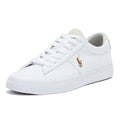 Ralph Lauren Zapatillas Blancas De Lona Sayer