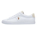 Ralph Lauren Zapatillas Blancas De Lona Sayer