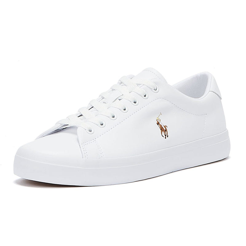 Ralph Lauren Zapatillas Blancas De Cuero Longwood