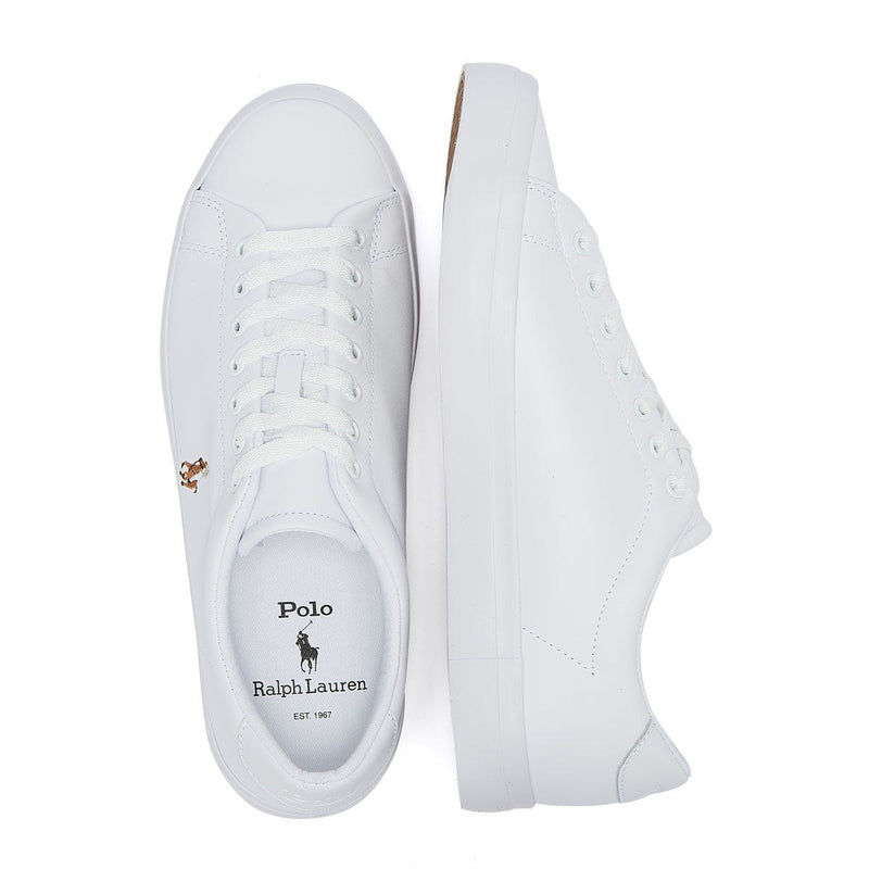 Ralph Lauren Zapatillas Blancas De Cuero Longwood