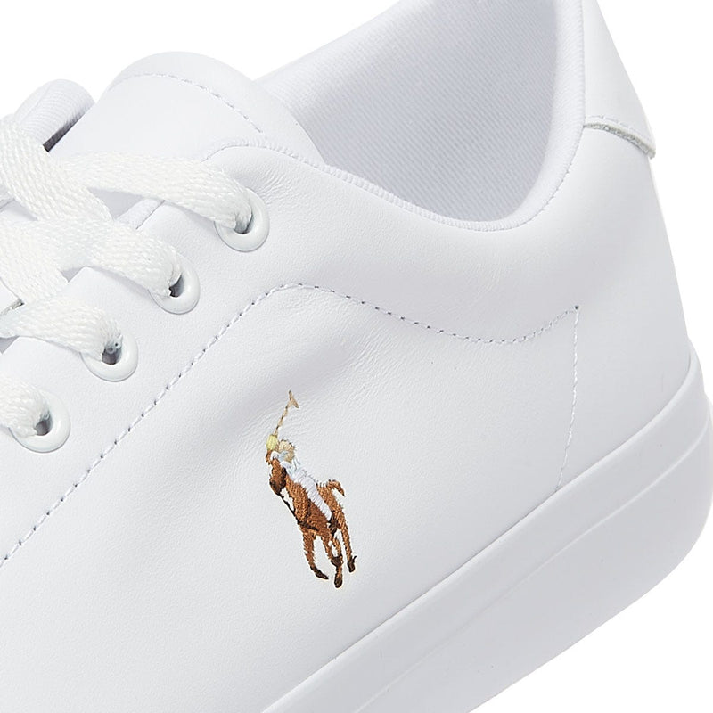 Ralph Lauren Zapatillas Blancas De Cuero Longwood