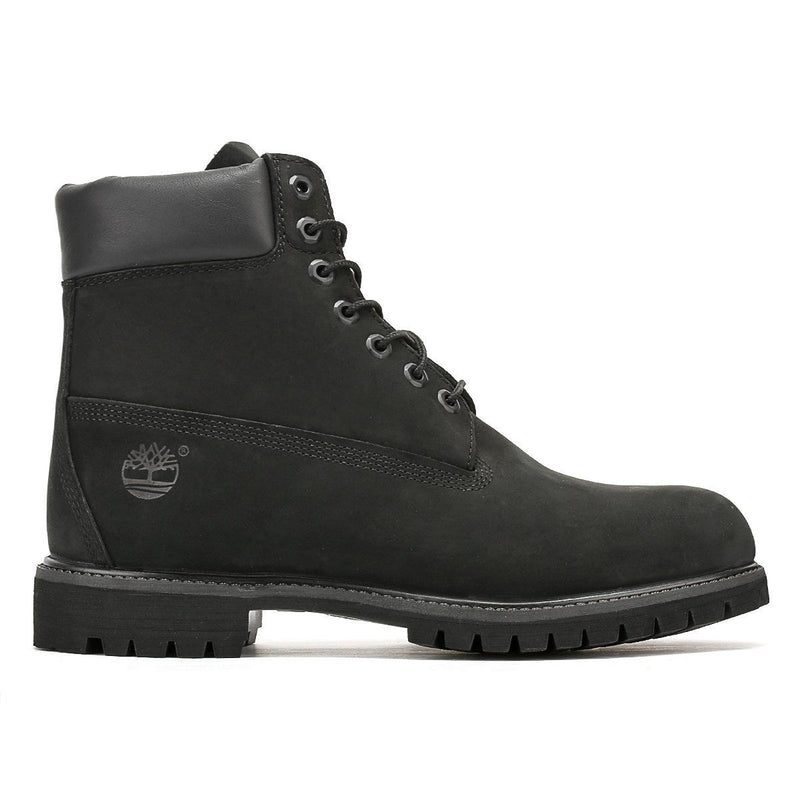 Timberland Botas De Cuero Negro Premium De 6 Pulgadas Para Hombres