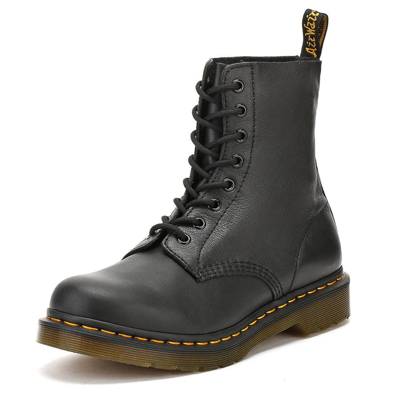 Dr. Martens Botas De Cuero Negras Para Mujer Pascal Virginia