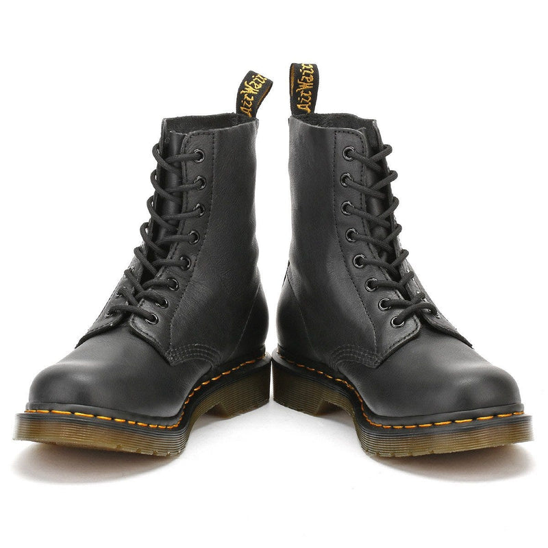 Dr. Martens Botas De Cuero Negras Para Mujer Pascal Virginia