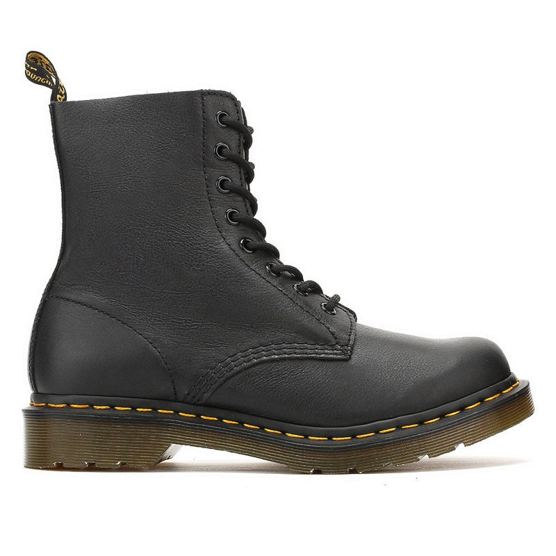 Dr. Martens Botas De Cuero Negras Para Mujer Pascal Virginia