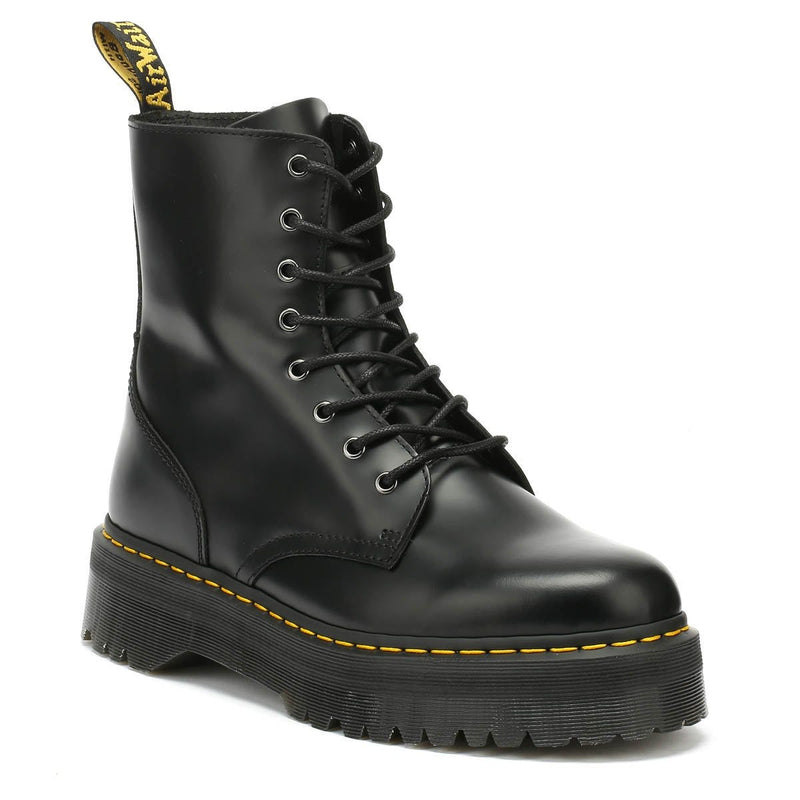 Dr. Martens Botas De Plataforma Negras Para Mujer Jadon Smooth