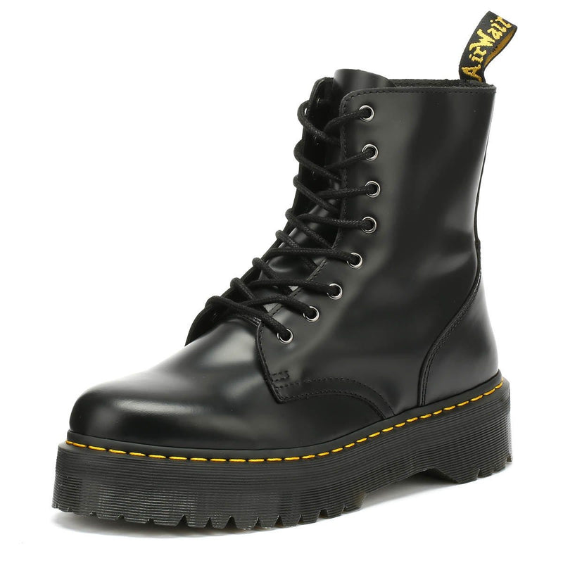 Dr. Martens Botas De Plataforma Negras Para Mujer Jadon Smooth