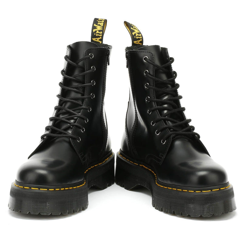 Dr. Martens Botas De Plataforma Negras Para Mujer Jadon Smooth