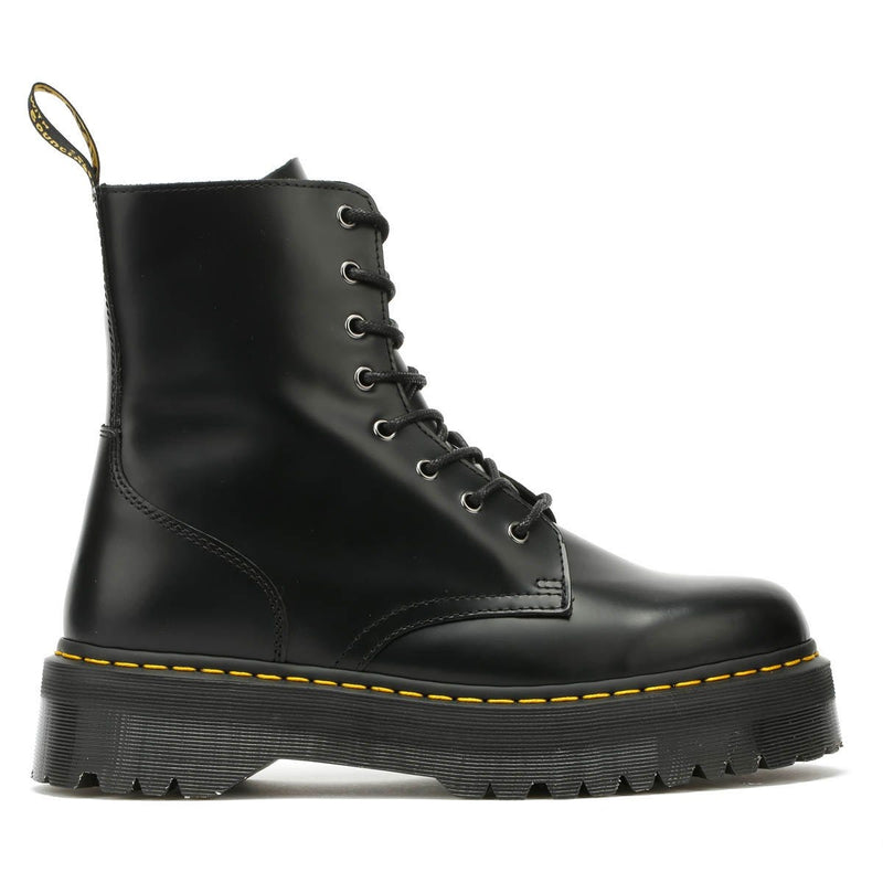 Dr. Martens Botas De Plataforma Negras Para Mujer Jadon Smooth