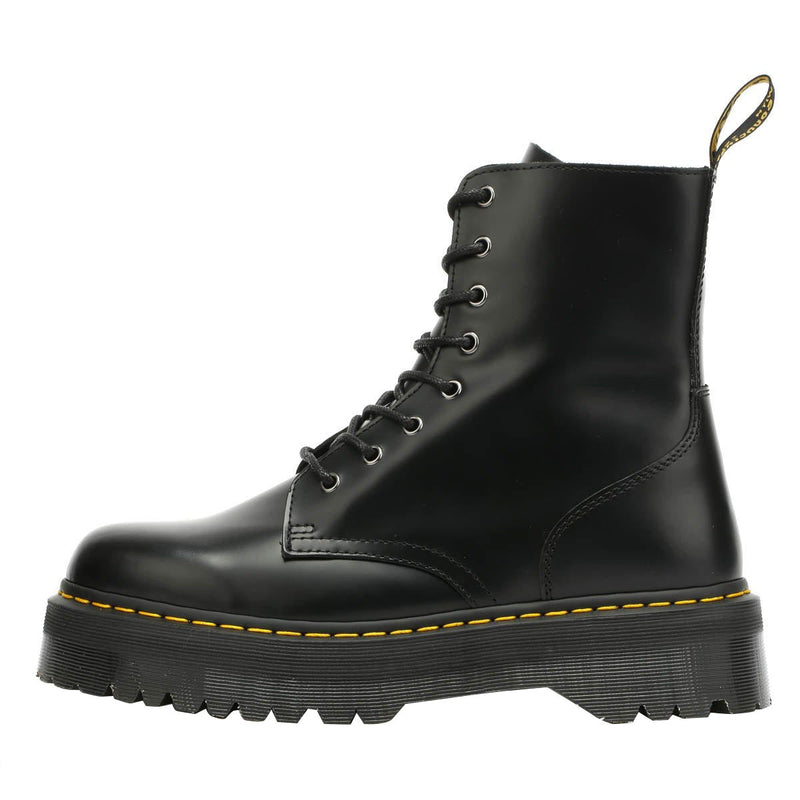 Dr. Martens Botas De Plataforma Negras Para Mujer Jadon Smooth