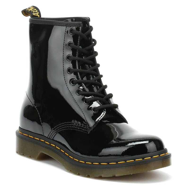 Dr. Martens 1460 Patent Lamper Botas Negras Para Mujer