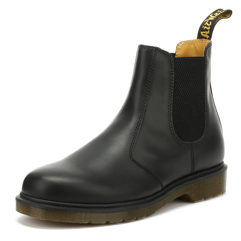 Dr. Martens 2976 Botas Chelsea De Cuero Negro Para Mujeres