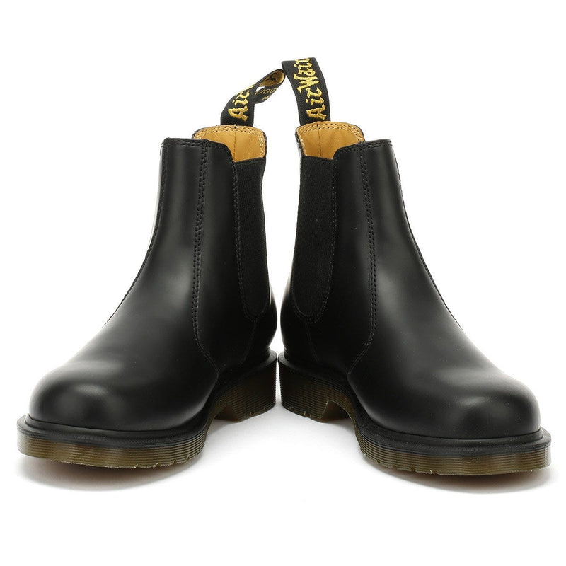 Dr. Martens 2976 Botas Chelsea De Cuero Negro Para Mujeres