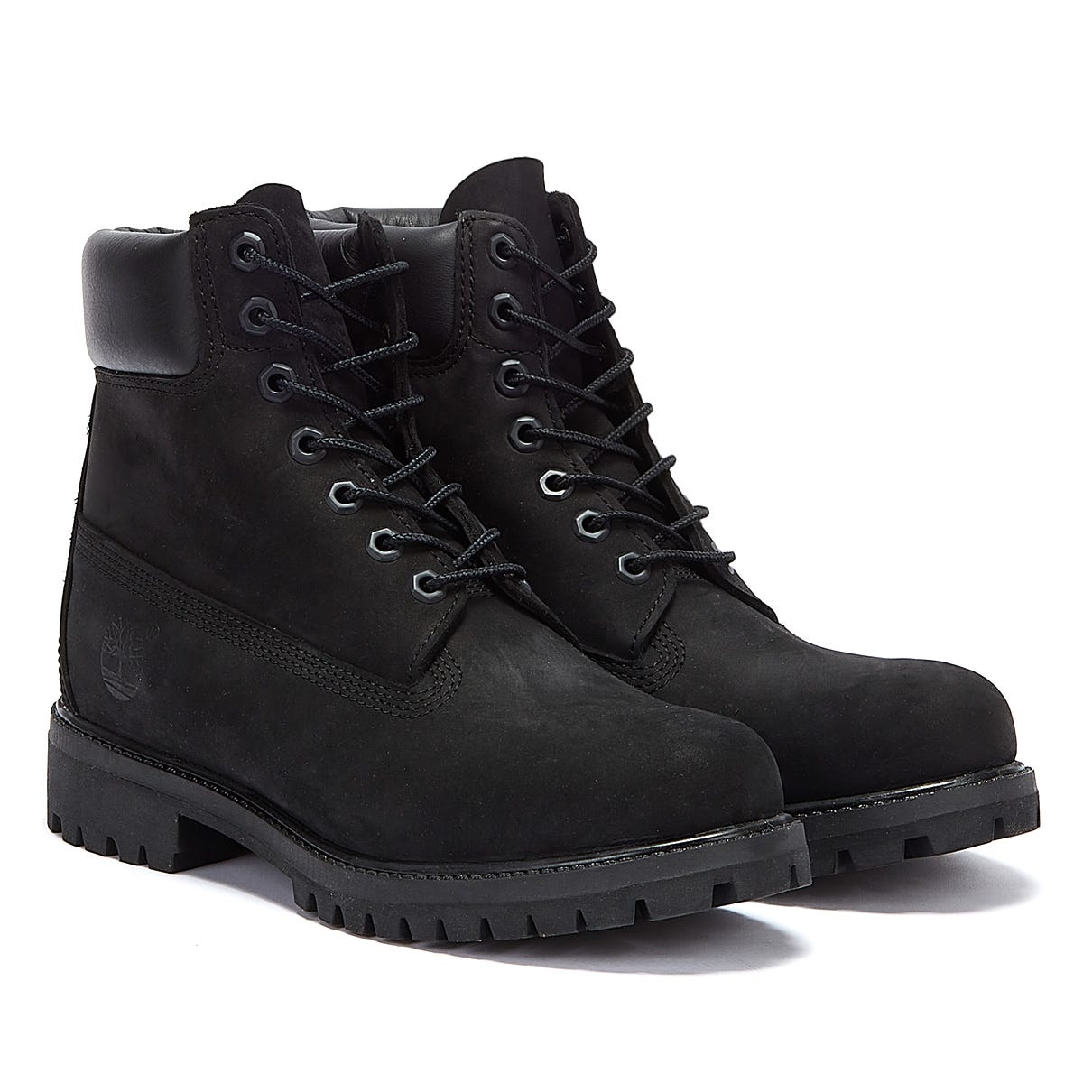 Timberland Botas De Cuero Negro Premium De 6 Pulgadas Para Hombres