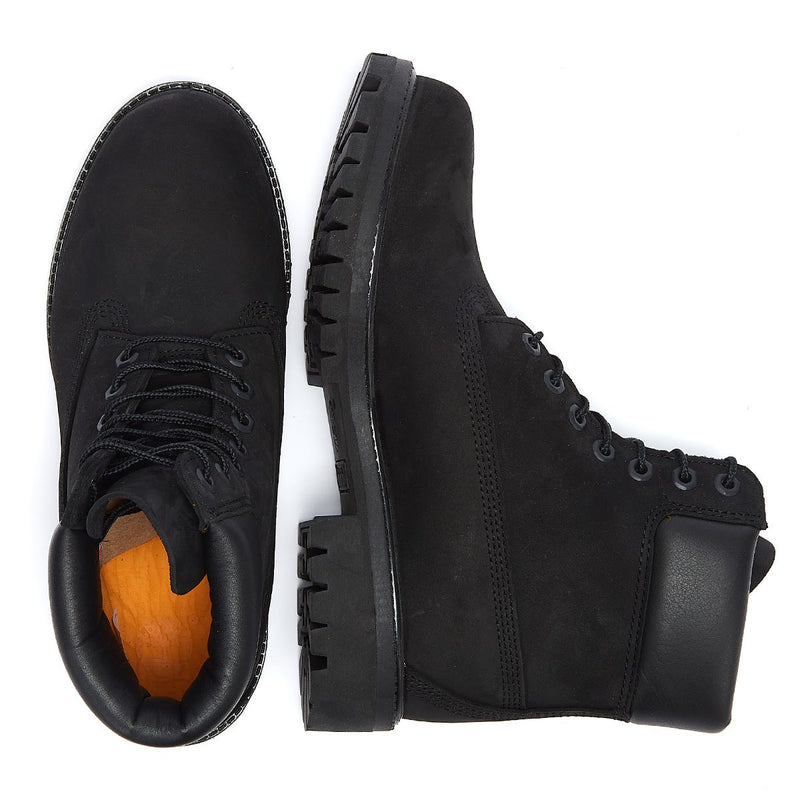 Timberland Botas De Cuero Negro Premium De 6 Pulgadas Para Hombres