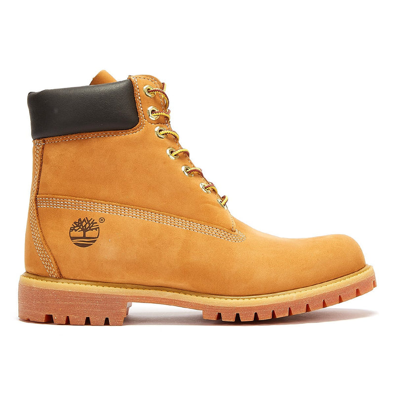 Timberland Botas De Cuero De Nubuck Premium De 6 Pulgadas Para Hombres En Trigo