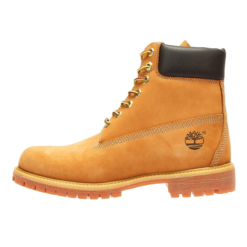 Timberland Botas De Cuero De Nubuck Premium De 6 Pulgadas Para Hombres En Trigo