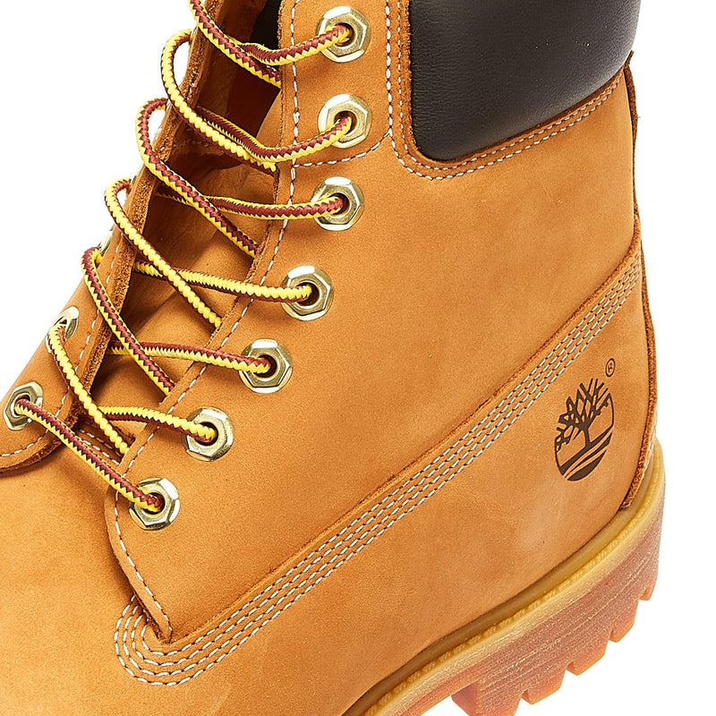 Timberland Botas De Cuero De Nubuck Premium De 6 Pulgadas Para Hombres En Trigo