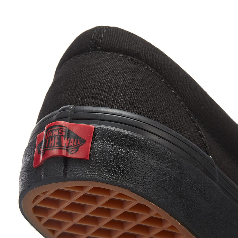 Vans Zapatillas Clásicas De Lona Negra Para Mujer Sin Cordones