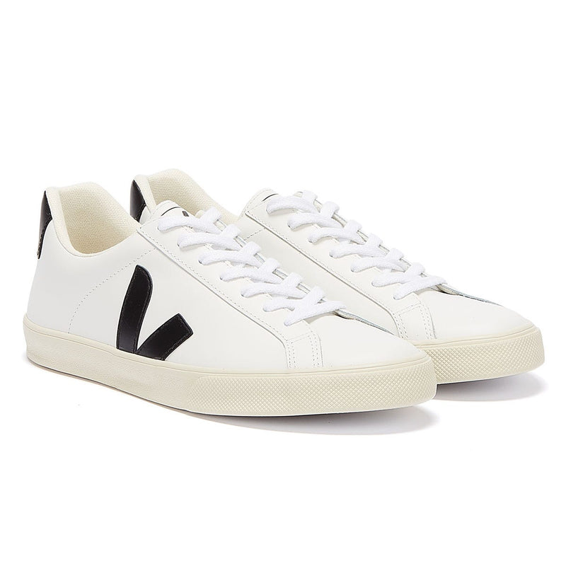 Veja Esplar Leather Mujer Blanco / Negro Zapatillas de deporte